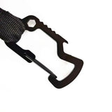 Thick Nylon Rope Keychain Telescopic Key Chain Ring Carabiner