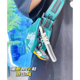 M-shaped Climbing Rope Sneaker Keychain Bag Pendant