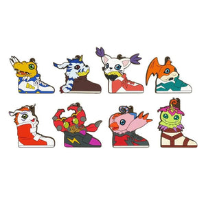 Digimon Agumon Gabumon Gatomon Patamon Tentomon Halloween Shoes Keychain