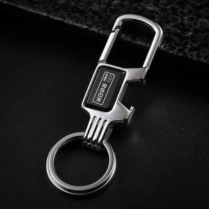 Car Keychain Male Waist Pendant Lock Buckle Bottle Opener Keychain
