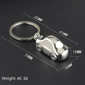 3D Car Charm Key Chain Men Key Ring Bag Car Jewelry