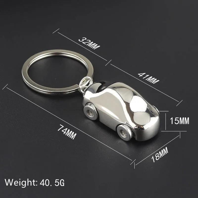 3D Car Charm Key Chain Men Key Ring Bag Car Jewelry