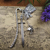 Wolf Head and Sword Small Dragons Birthday Reading Lover