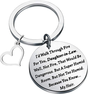 Daughter-in-Law Keychain Gift from Mother in Law