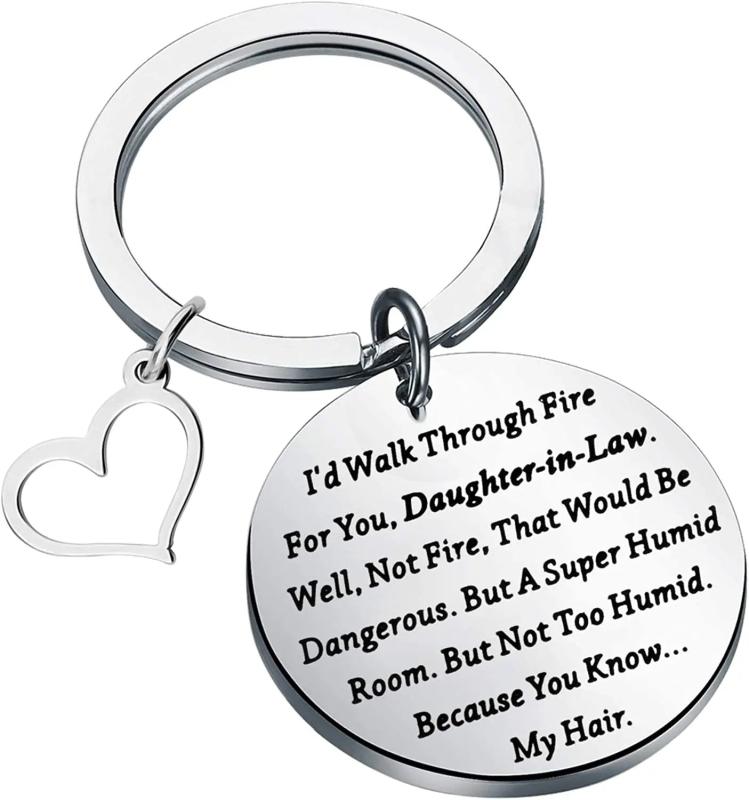 Daughter-in-Law Keychain Gift from Mother in Law