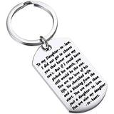 Daughter-in-Law Keychain Gift from Mother in Law