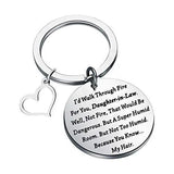 Daughter-in-Law Keychain Gift from Mother in Law
