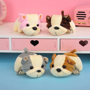 Shar Pei Papa Dog Plush Toy Pendant Keychain