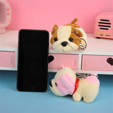 Shar Pei Papa Dog Plush Toy Pendant Keychain