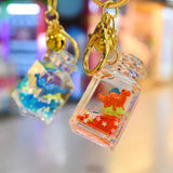 Dino Key Chain Women Acrylic Pendant Animal Keychain Car Rings