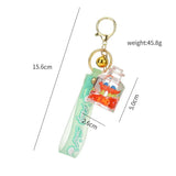Dino Key Chain Women Acrylic Pendant Animal Keychain Car Rings