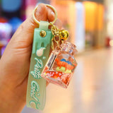 Dino Key Chain Women Acrylic Pendant Animal Keychain Car Rings