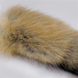 FATPIG Women's Fox Fur Tail Keychain Handbag Trinket Pendant