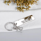 House Keychain Home Adventure Keychain Housewarming Gift Metal Key Chain