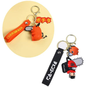 Chainsaw Man Denji Pochita PVC Doll Bag Pendant Keychain