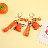 Chainsaw Man Denji Pochita PVC Doll Bag Pendant Keychain