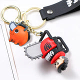 Chainsaw Man Denji Pochita PVC Doll Bag Pendant Keychain