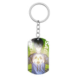 Anime Football Keychain Titanium Bag Charm Women Men Gift