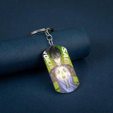 Anime Football Keychain Titanium Bag Charm Women Men Gift