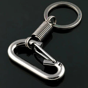Carabiner Shape Keychain Climbing Hook Stainless Steel Man Gift