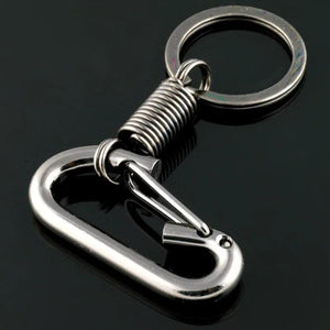 Carabiner Shape Keychain Climbing Hook Stainless Steel Man Gift