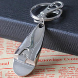 Carabiner Shape Keychain Climbing Hook Stainless Steel Man Gift