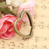 20pcs Heart Split Key Rings Keychain Strong Nickel-free K05032