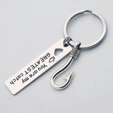 Funny Keychain - 'Greatest Catch Of My Life' Key Chain - Anniversary Proposal
