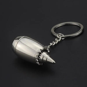 DIY Aeroengine Keyring Metal Aircraft Turbine Brolok