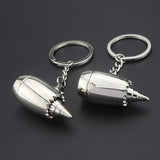 DIY Aeroengine Keyring Metal Aircraft Turbine Brolok