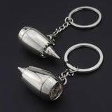DIY Aeroengine Keyring Metal Aircraft Turbine Brolok