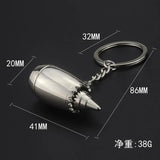 DIY Aeroengine Keyring Metal Aircraft Turbine Brolok