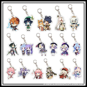 Acrylic Keychain Double-sided Interlayer Keli Ornament Gift