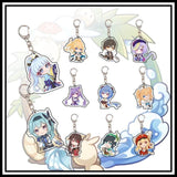 Acrylic Keychain Double-sided Interlayer Keli Ornament Gift