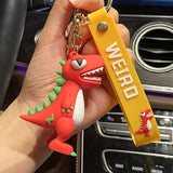 T-Rex Dinosaur Keychain Silicone Car Key Bag Pendant Jewelry