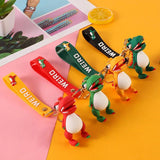 T-Rex Dinosaur Keychain Silicone Car Key Bag Pendant Jewelry