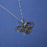 Vintage Wheel of Time Necklace
