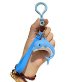 Dolphin Whale Keychain Car Handbag Pendant with Bell Toy