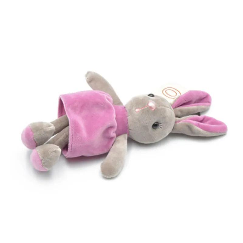 Fluffy Bunny Keychains Rabbit Key Chain Fur Woman Handbag Bag Keyring Pom Pom
