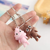 5pcs Spoof Poop Funny 3D Personality Keychain Pendant Jewelry Gift