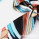 High Scarf Ribbon Bow Tassel Keychain Bag Charm Pendant
