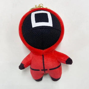 Red Soldier Doll Plush Keychain for Boys and Girls