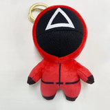 Red Soldier Doll Plush Keychain for Boys and Girls