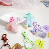 Milk Tea Bear Key Chain Pendant for Women Girls