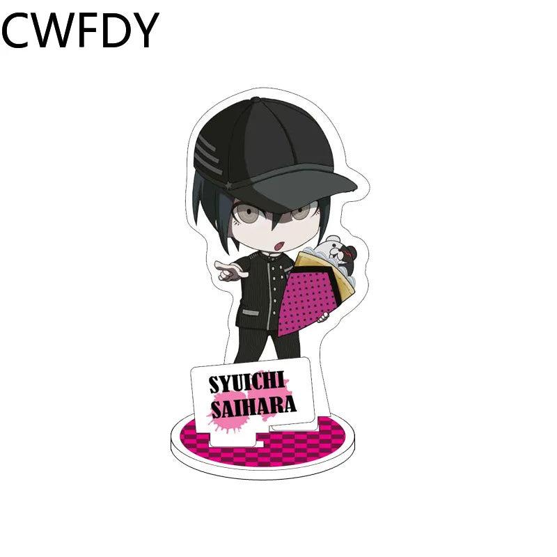 Danganronpa Acrylic Stand V3 Saihara Shuichi Ouma Kokichi Keychain