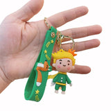 Epoxy Prince PVC Silicone Bag Keychain Anime Car Accessories