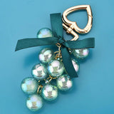 Colorful Grape Keychain Fruit Car Key Women Bag Accessories