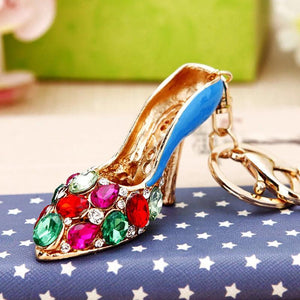 Heels Keychain Car Keychain Rhinestone Bag Pendant Key Ring