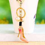 Heels Keychain Car Keychain Rhinestone Bag Pendant Key Ring