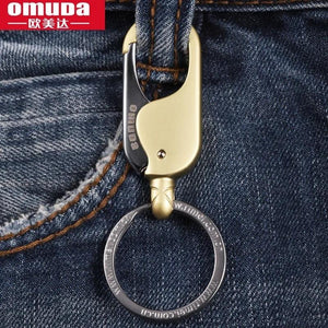 Metal Car Key Chain Key Ring with Two Rings